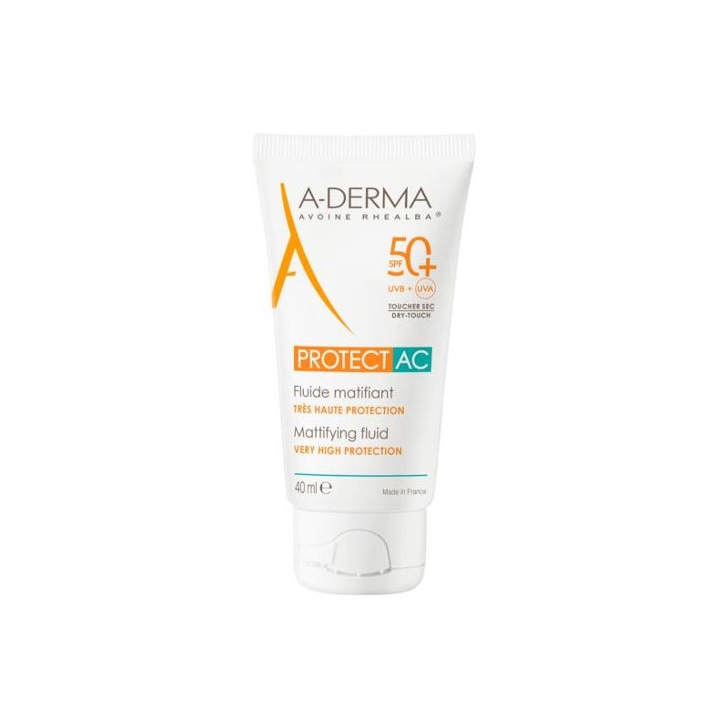 ADERMA ECRAN PROTECT FLUIDE MAT AC 40ML SPF 50