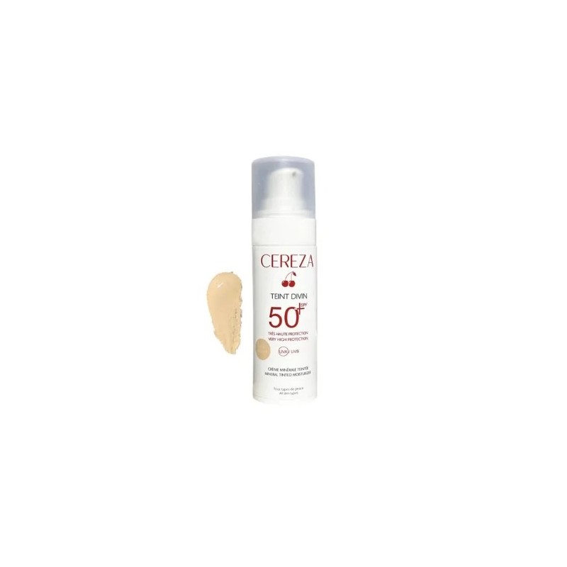 CEREZA ECRAN SOLAIRE SPF50+ BEIGE NATUREL 50ML