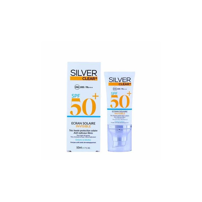 SILVER CLEAR ECRAN SPF50+ INVISIBLE 50ML