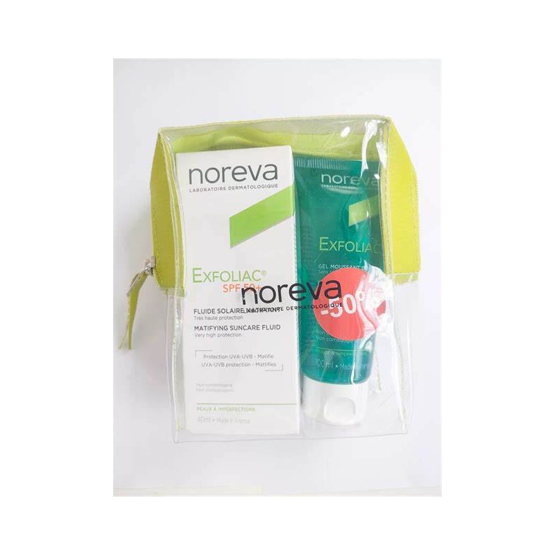 EXFOLIAC TROUSSE (ECRAN SPF 50+GEL DOUX 100ML GR)