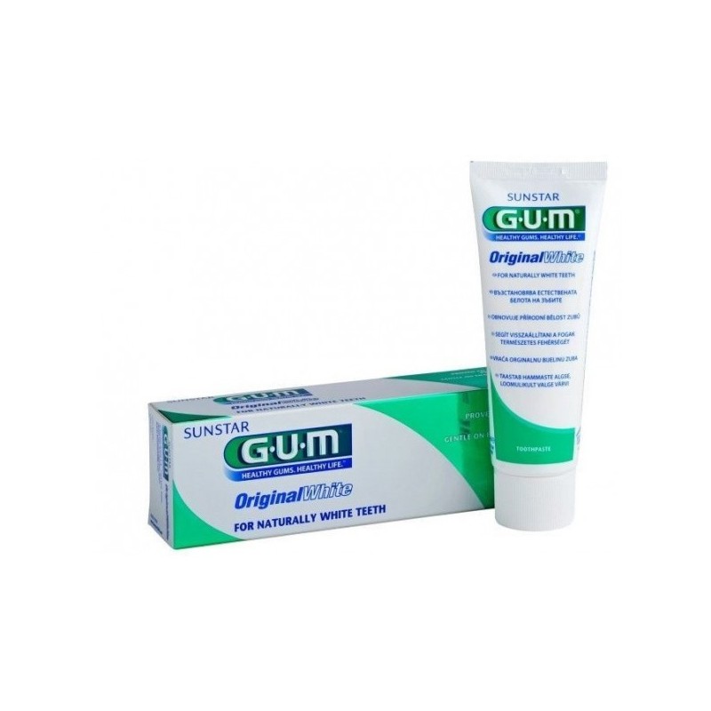 GUM ORIGINAL WHITE DENTIFRICE 75ML